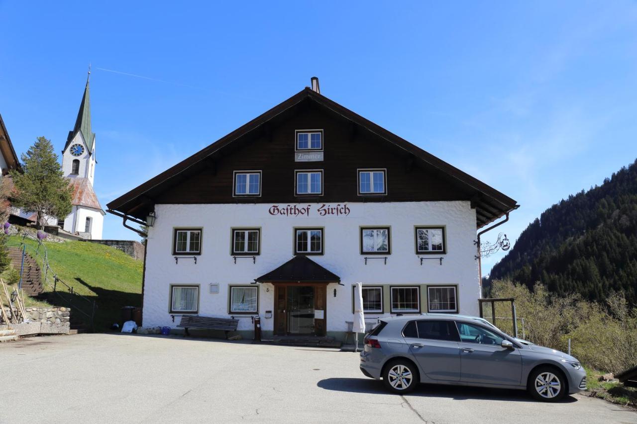 Gasthof Hirsch Hotell Hirschegg  Exteriör bild